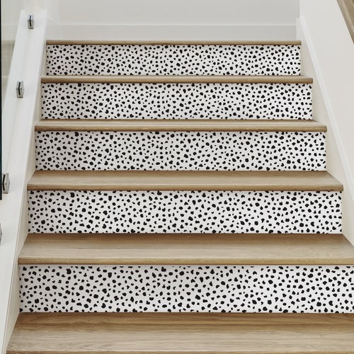 Hexagon Marble Copper Gold Stair Riser Wallpaper - Etsy