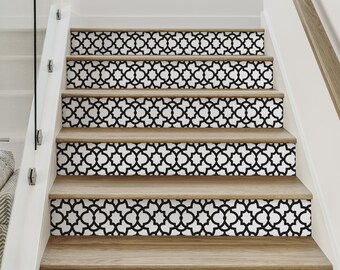 Hexagon Marble Copper Gold Stair Riser Wallpaper - Etsy