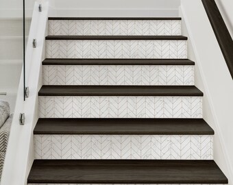 Hexagon Marble Copper Gold Stair Riser Wallpaper - Etsy