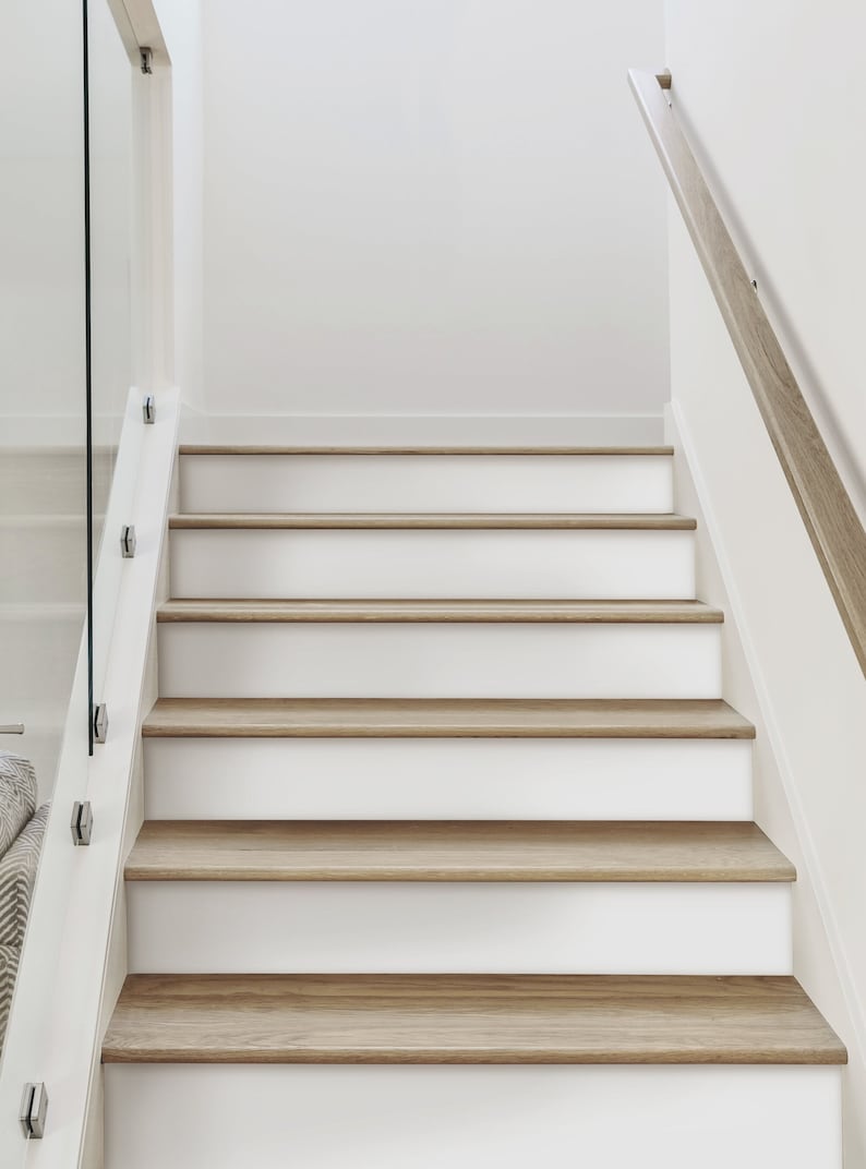 Solid White, Stair Riser Decals - Etsy