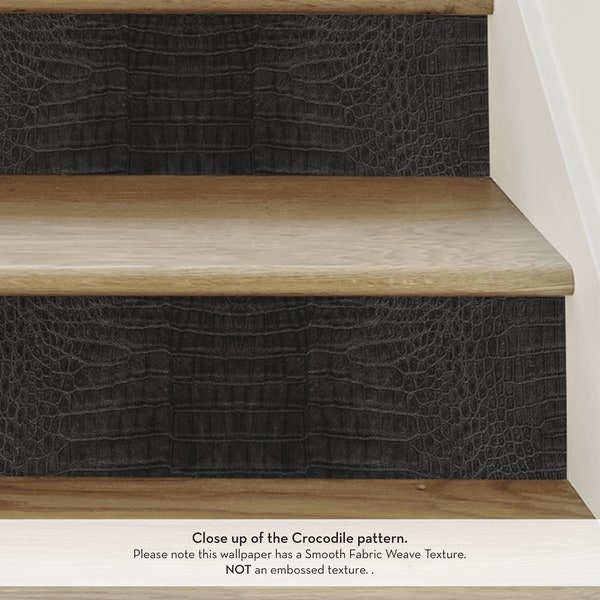 Black Crocodile Wallpaper Etsy