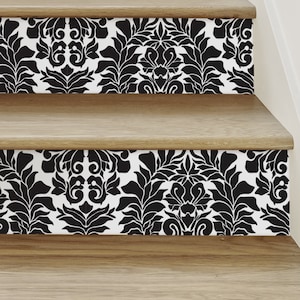 Damask Classic Stair Riser Decals