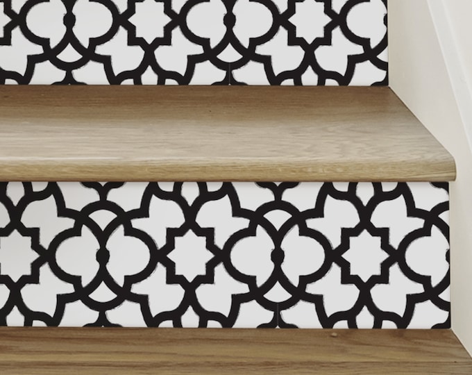 Solid White, Stair Riser Decals - Etsy