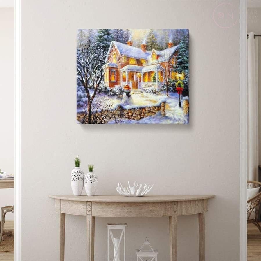 Premium painting kit already FRAMED to PAINT NUMBERS™ _ House Etsy