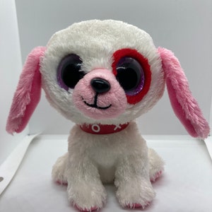 Ty 6 Beanie Boo Darlin the Dog Retired rare Valentine s Day Etsy