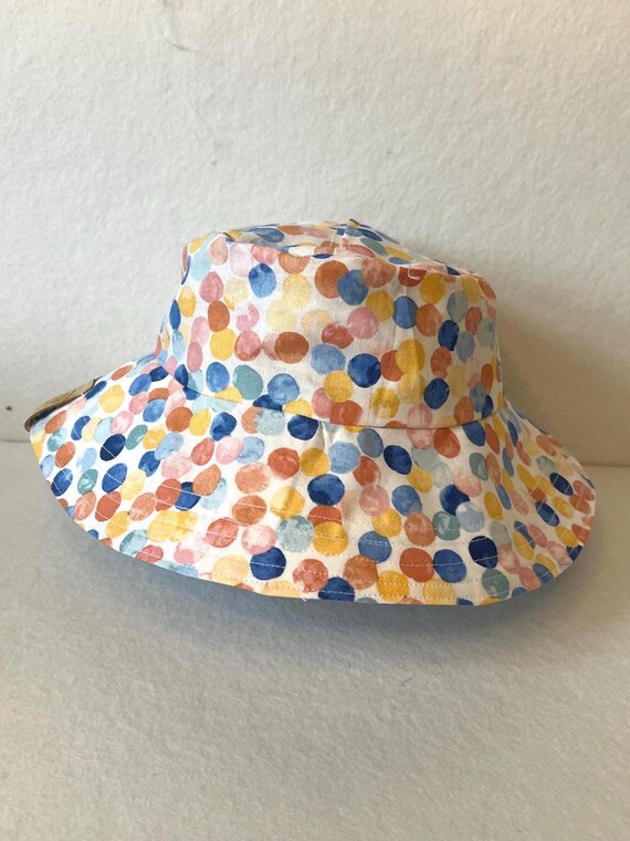 Girls Reversible Sun Hat | Handmade Cotton Kids Sun Hat | Butterfly Print | Summer Hat UK | Toddler & Child Sizes