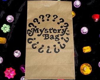 mystery Bag Statement Earrings | Blind Bag Surprise | Fun & Bold Handmade Polymer Clay Charms