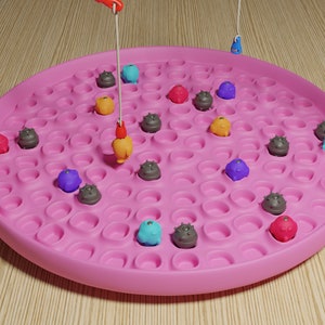 Magnetic Fishing Duel: 3D Print for Children&#39;s Board Game Blueprint STL file for DIY