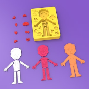 3D Printable Human Anatomy Learning Game for Kids - STL File for Educational Toy DIY files