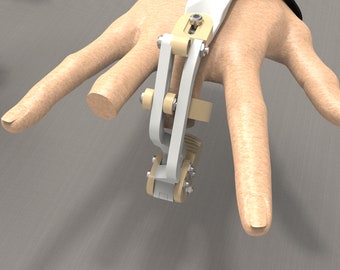 Archivos STL de prótesis de dedo impresas en 3D: Reconstrucción completa de la mano (Descarga digital)