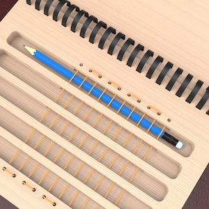 Hard Cover Note Book File | DIY Files for Laser or CNC Machine | with over 25 illustration for wood burning
