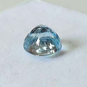 8MM*Natural Aquamarine Sugarloaf cabochon Gemstone*Cushion Shape*Loose Stone for Jewelry*Pendant Stone*Ring Stone*Crystal Cabochon