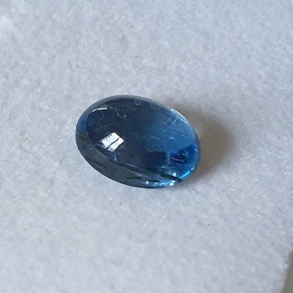 1.47 ct*8×6MM*Natural Aquamarine AAA Santa maria Oval cabochon Gemstone*Ring Stone*Gemstone for Jewelry*Deep Blue Aquamarine*Pendant Stone