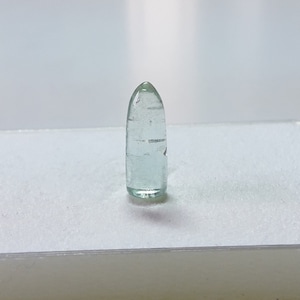 5MM*Bullet Shape Gemstone*Natural Aquamarine Smooth Bullet Cabochon*Size 5×13.3MM Bullet Gemstone*Loose Stone for Jewelry*Bullet Stone
