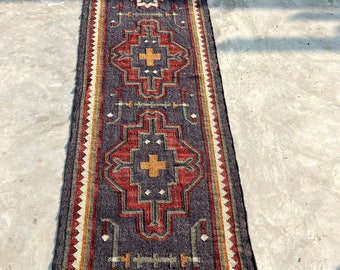 Handmade Kilim Runner Rug For Home Decor/ Handwoven Wool And Jute Runner,Bohemian Rug, Vintage Kilim Rug, Custom Kilim Runner, 2x8 ,2x10 Ft