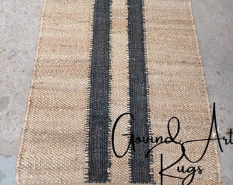 Strair Runner Rug/Jute Runner/Stair Jute Runner/Seagrass Rug/Table Runner Rug/Long Runner Rug/Turkish Runner/Accent Runner/2x20 Ft Runner