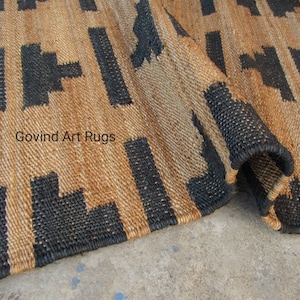 Hemp Runner Rug, Natural Jute Runner, Stair runner, Hemp Jute Runner, Custom Size Jute Runner, Vintage Hemp Runner, Eco Friendly Jute Runner