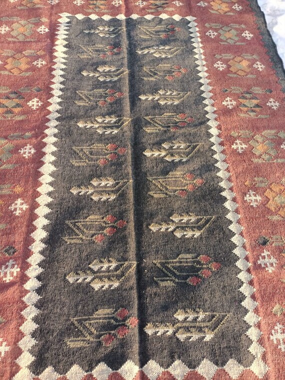 Arabella Grey Wool Jute Rug Arabella Hand Loomed Wool & Jute Etsy