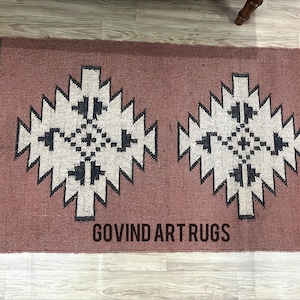 Vintage Wool Jute Kilim Runner Rug, Kilim Runner Rug, Traditional Indian Kilim Dhurrie, Long For Hallway Runer, Stair Runner, Kitchen Rug,