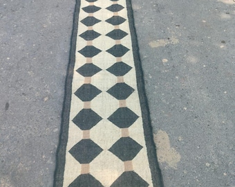Wool Jute Kilim Runner Rug, warm Jute Rug, custom Runner, Laundry Runner, Kitchen Runner, Floor Rug Runner, Custom Size Runner