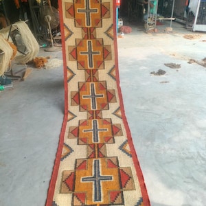 Jute Wool Runner, Handmade Kilim Runner Rug, Hallway Runner, Jute Runner Rug, Stair Kilim Runner, Vintage Runner, Custom Size Runner,2x35 Ft