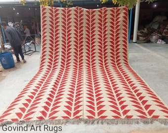 Tapete turco tecido à mão - Feito à mão - Tapetes Kilim de lã e juta, tapetes Kilim grandes de trama plana para quarto/sala de estar/sala de jantar, tapete de juta