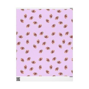 Whimsical Floral Wrapping Paper, Cute Gift Wrap, Party Supplies, Birthday Gift Wrap, Eco-Friendly Wrapping Paper
