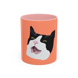Whimsical Cat Coffee Mug: Fun Gift for Cat Lovers