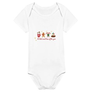 Christmas - its that sweet time of the year, Baby Short Sleeve Bodysuit