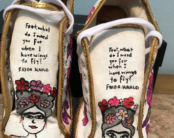 Zapatos pintados a mano