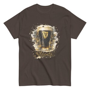 St. Patrick’s Day Tshirt | “Sláinte” Guinness Pint Design, Irish Pub Style Crewneck