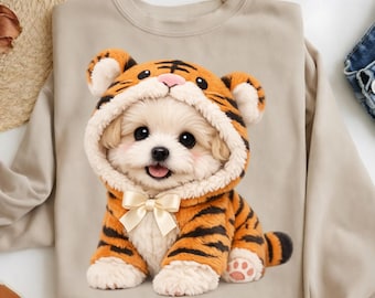 Tiger PNG| Puppy PNG | Animal Clipart, Digital Download