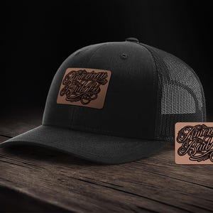 Amerykański zły A Richardson 112 Mesh Back Trucker Hat patch