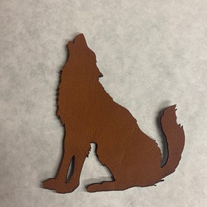 Wolf leather patches  Blank Leather Patches , PU leather patch, Faux Leather tags