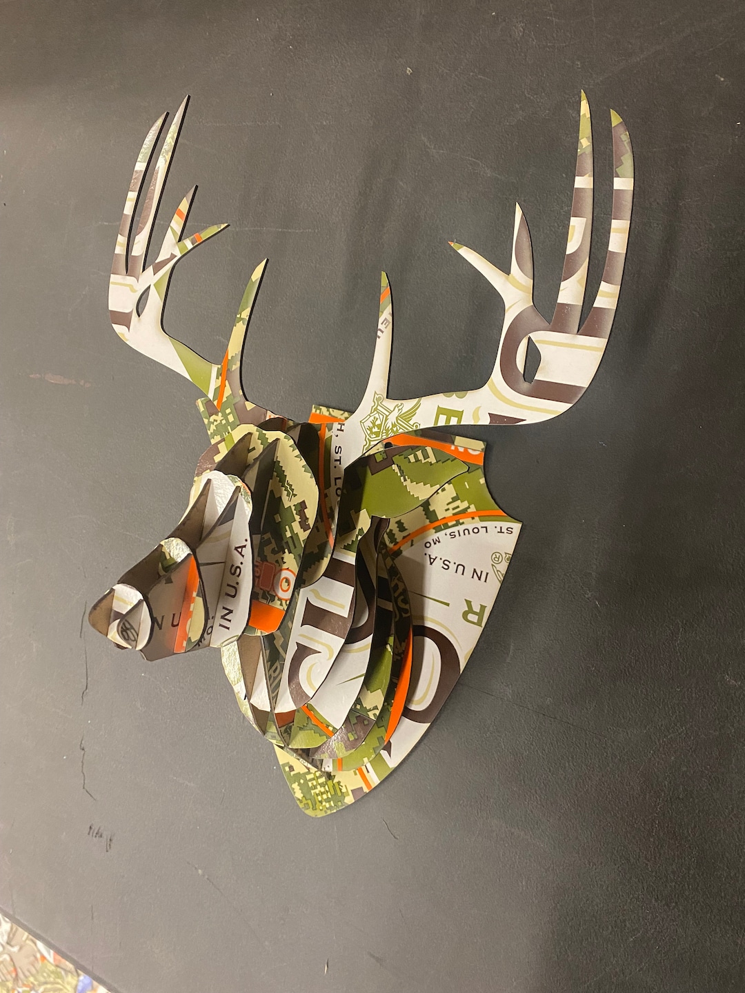 3D Deer Beer Head Etsy