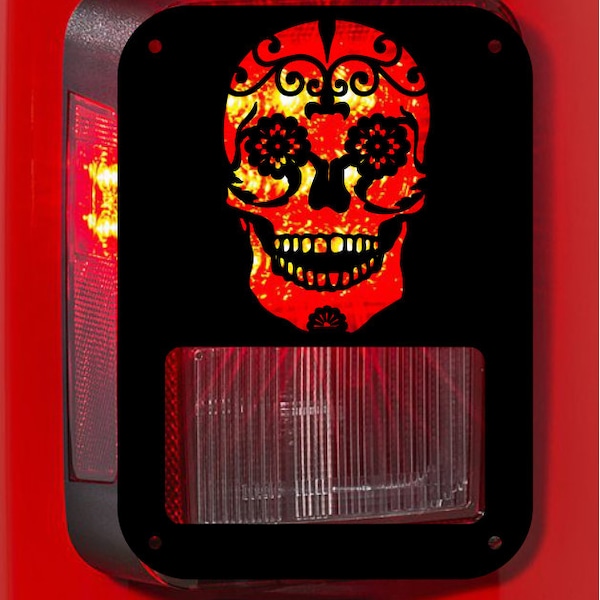 Skull Tail Lights Etsy