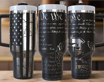 We the People Bomb squad engrave wrap file SVG for 40oz 20oz 22oz Tumbler/Water Bottle Digital File ONLY engrave sublimation or vinyl