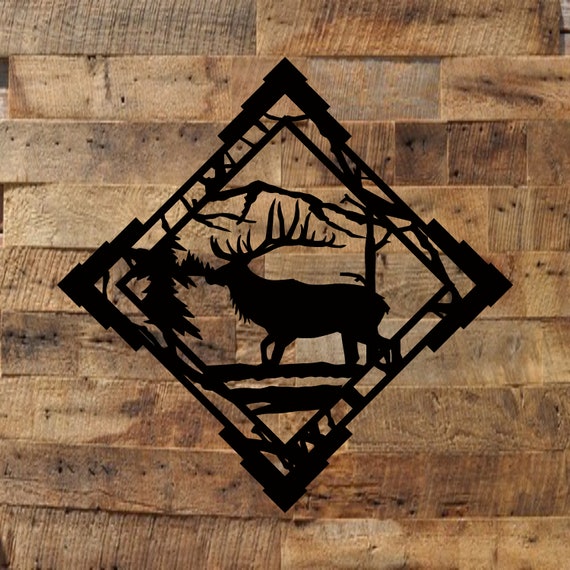 Metal deer sign discount