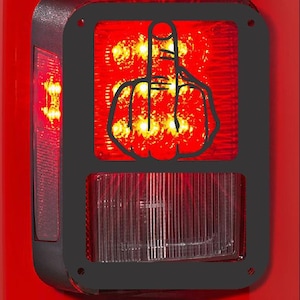 middle finger Tail light cover taillight covers