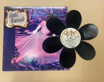 Blume Vinyl-Schallplatte Kunst