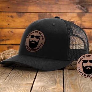 Beard and Butt Richardson 112 Mesh Back Trucker Hat I touch