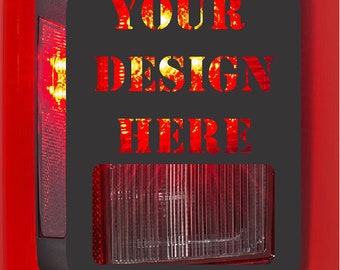 Custom Tail light cover taillight covers
