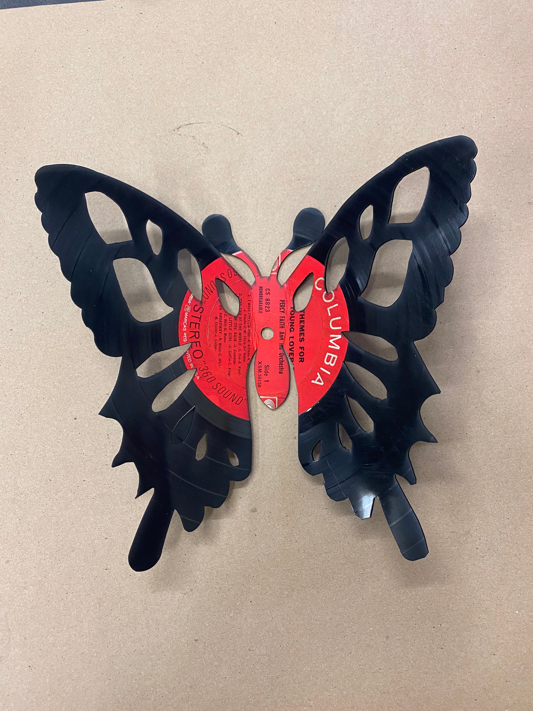Butterfly 3D Vinyl record art