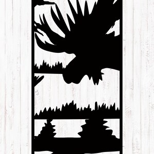 Moose Metal Sign, Cabin, Wall, Home, Outdoor, Mountain