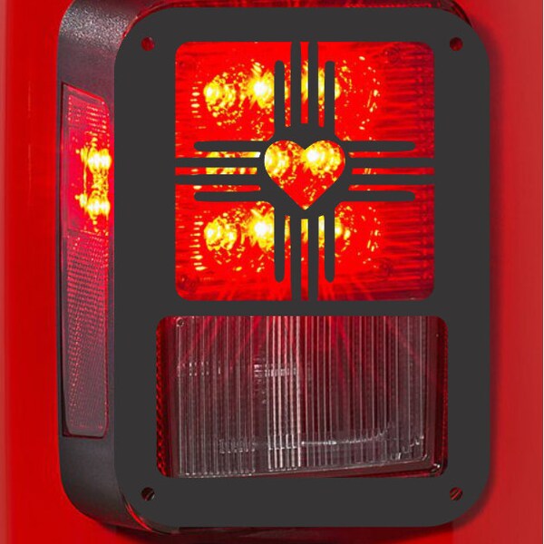 Heart Tail Light Etsy