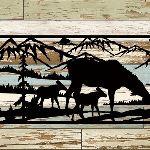 Moose Metal Sign, Cabin, Wall, Home, Outdoor, Mountain