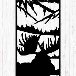 Moose Metal Sign, Cabin, Wall, Home, Outdoor, Mountain