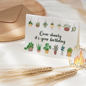 Grow Shawty Carte d’anniversaire imprimable Téléchargement numérique