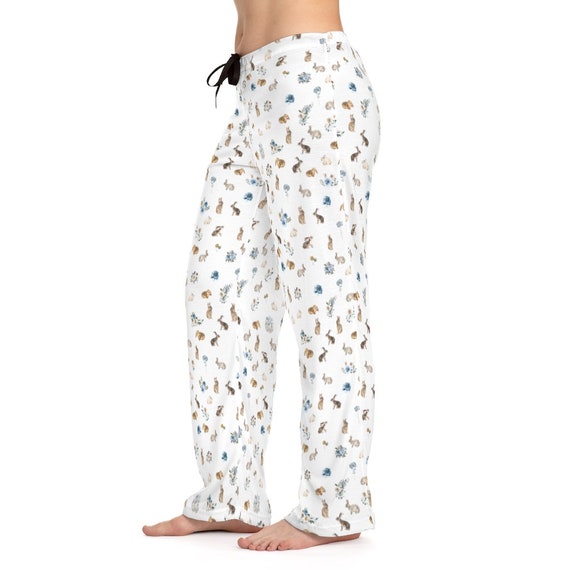 Bunny Rabbit Dainty Print Bunnies Women 