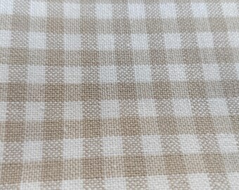 Beige Cotton Table Napkins: Handmade Reusable Cloth Napkins, Set of 4